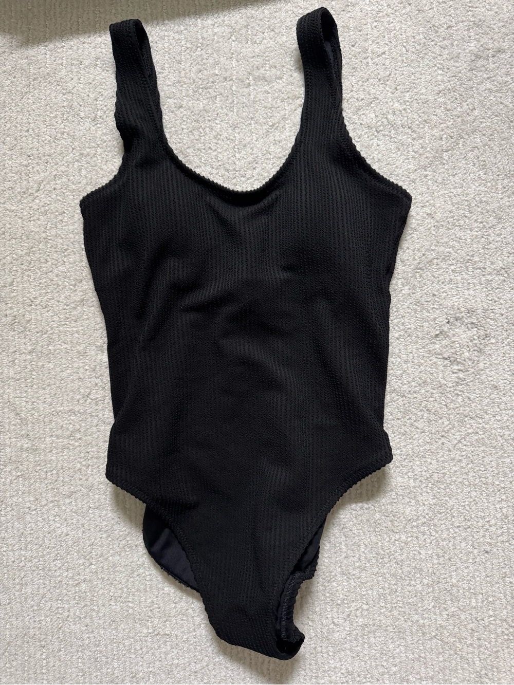 Old Navy women’s size small NwT Classic Black textured One-Piece Swimsuit